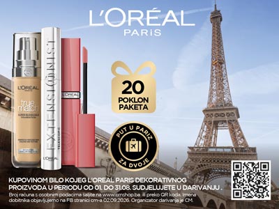 L'ORÉAL te vodi u Pariz!