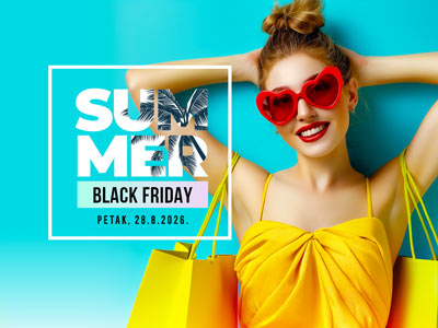 Summer Black Friday, 28.8.2026.